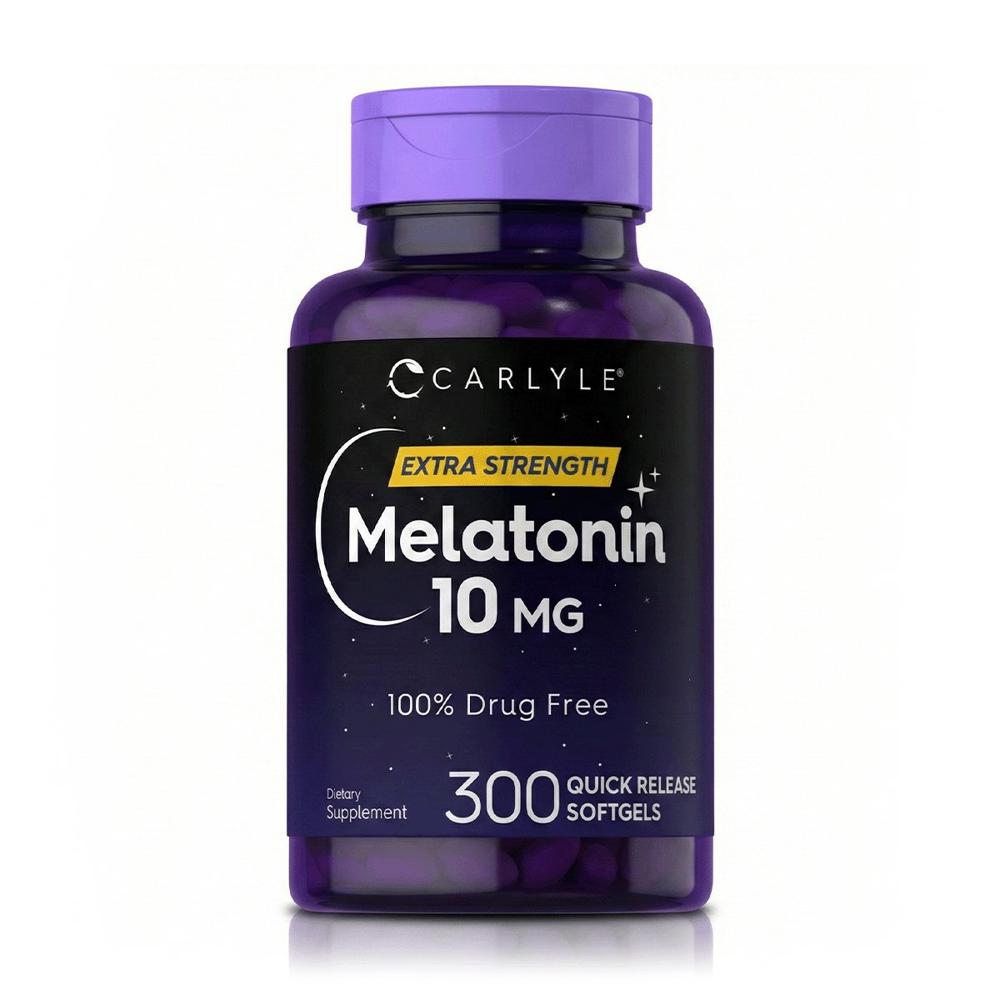 Melatonina 10 mg (300 Softgels) - Carlyle