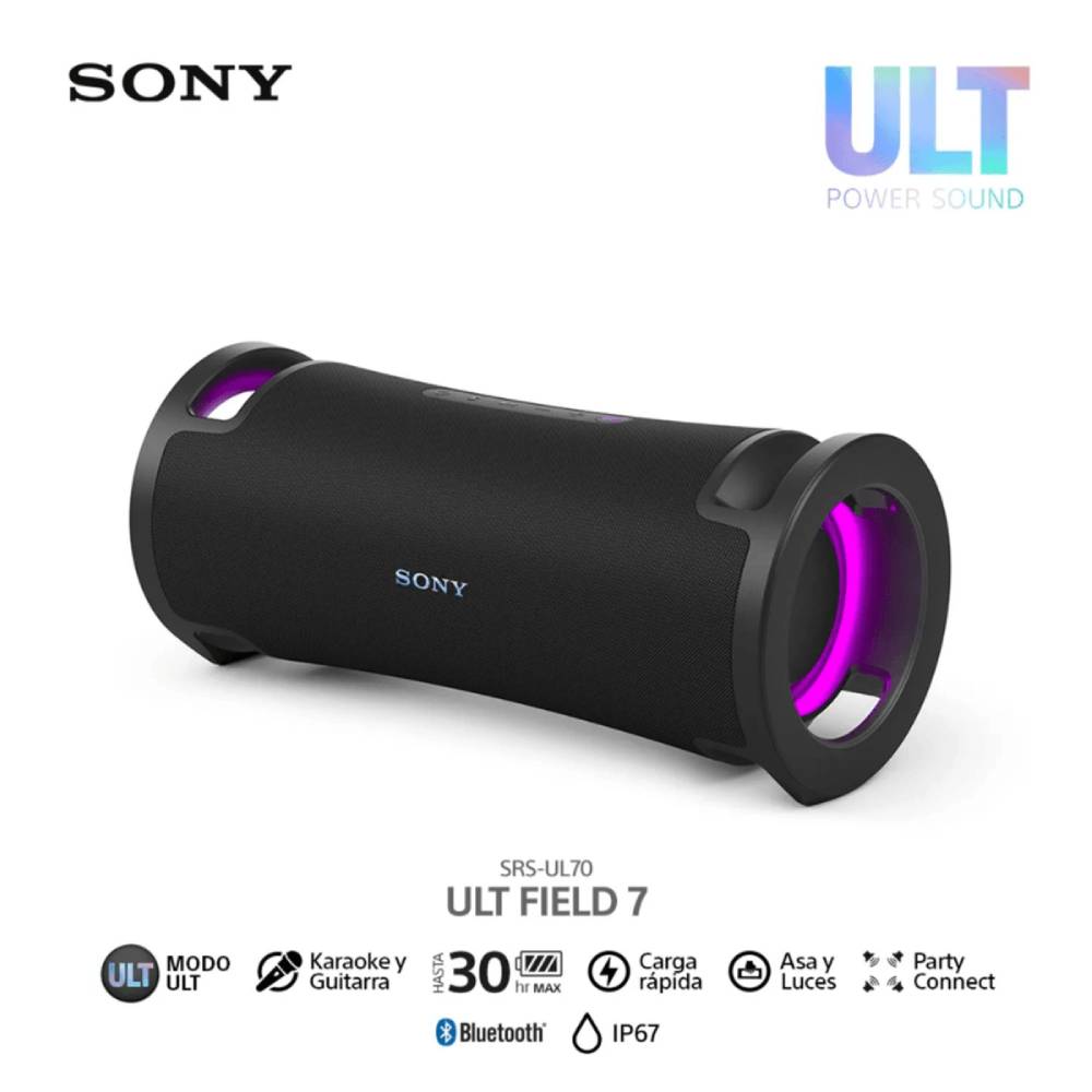 Sony Parlante Bluetooth SRS-ULT70 para fiestas ULT  7