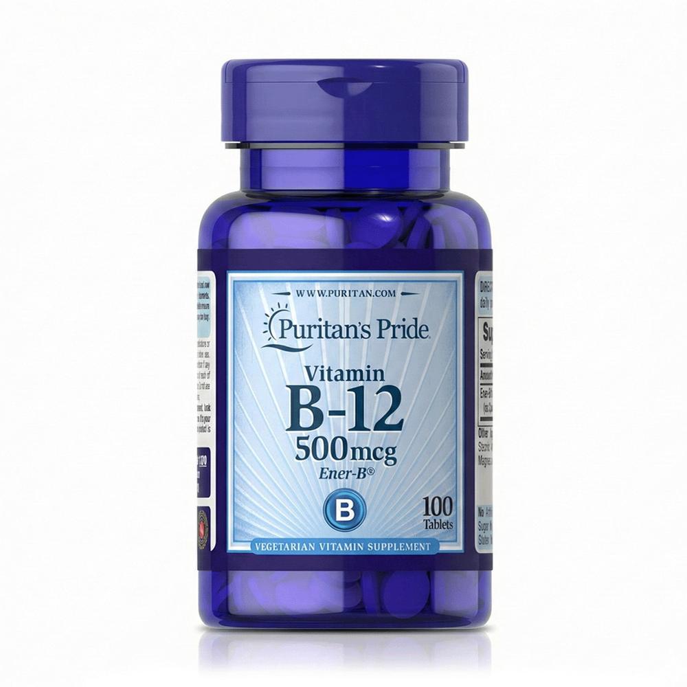 Vitamina B-12 500 mcg (100 Tabletas) - Puritan's Pride