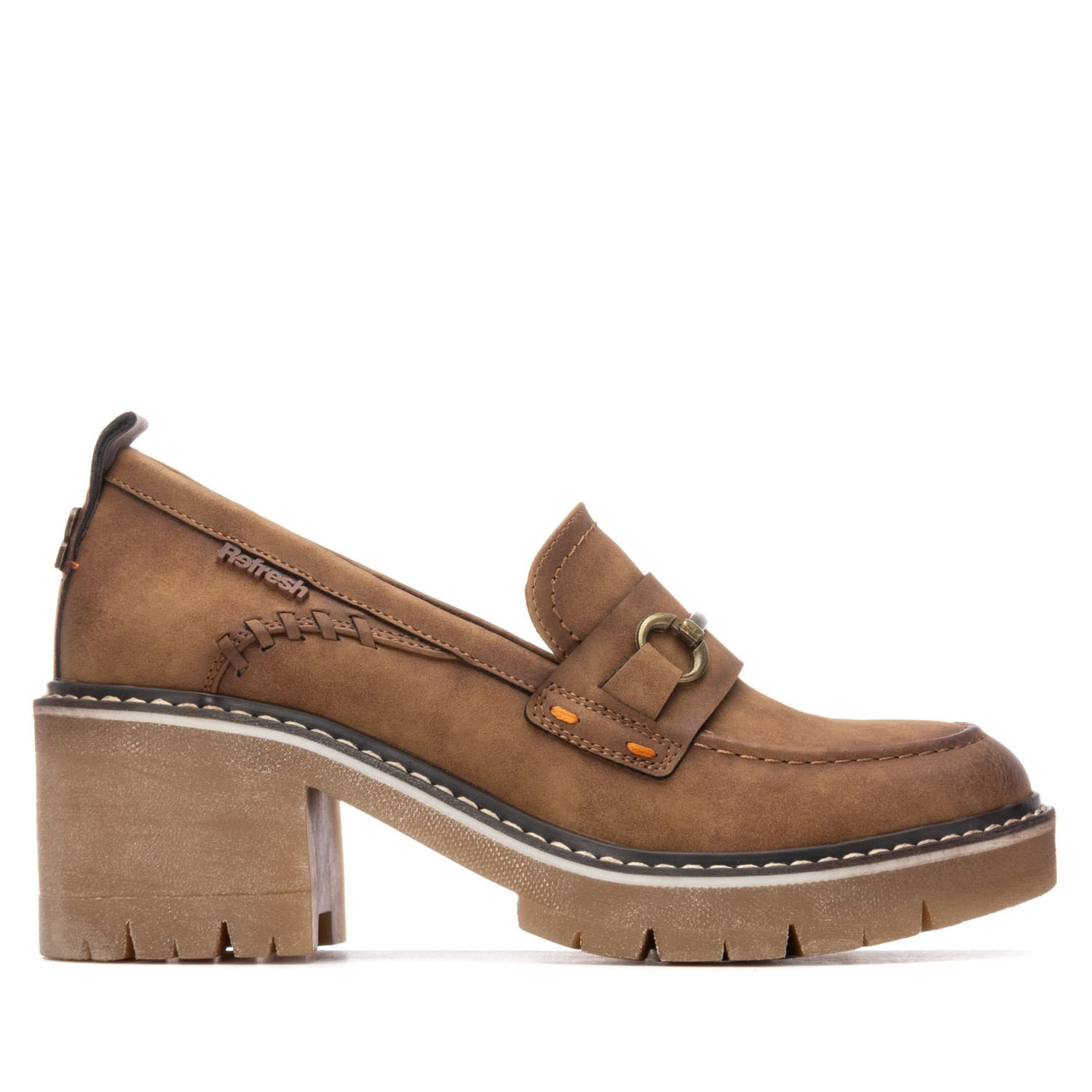 Zapatos De Vestir Refresh Mujer 172908 Camel 39