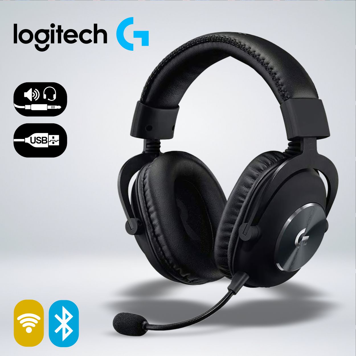 AUDIFONO GAMER LOGITECH G PRO X 2 MULTIPLATAFORMA LIGHTSPEED BLUETOOTH NEGRO