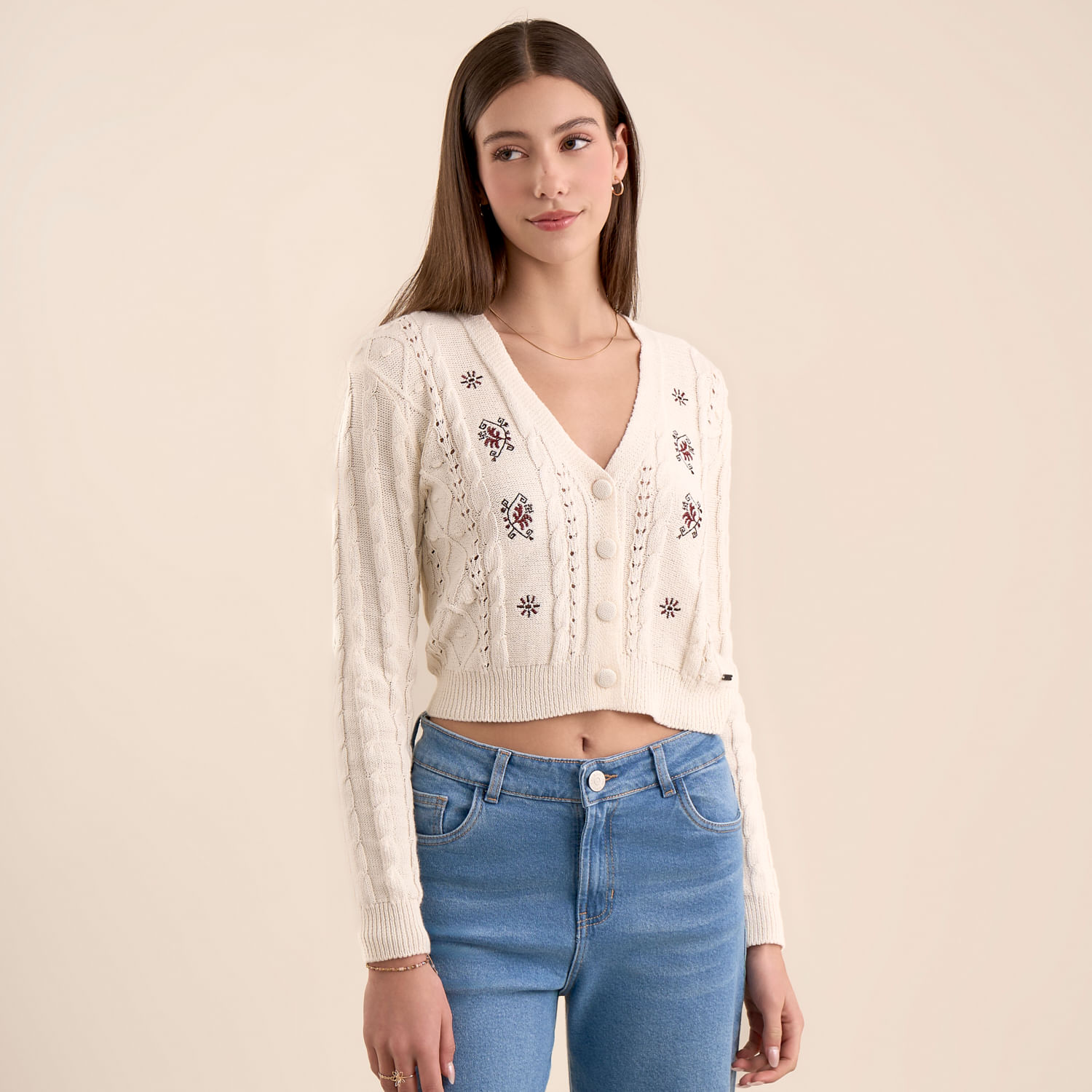 Chompa Mujer Amc Floral