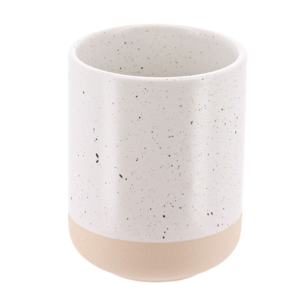 Vaso para baño Gres con pecas Vainilla