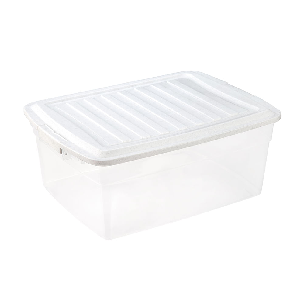 Caja rectangular con broche # 30 Reyplast