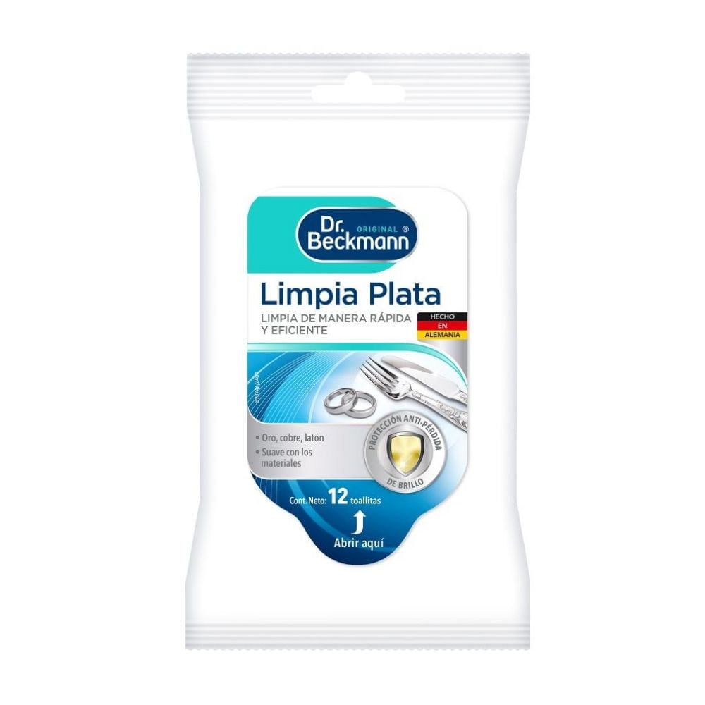 Toallitas Limpia Plata / Oro / Cobre Dr. Beckmann