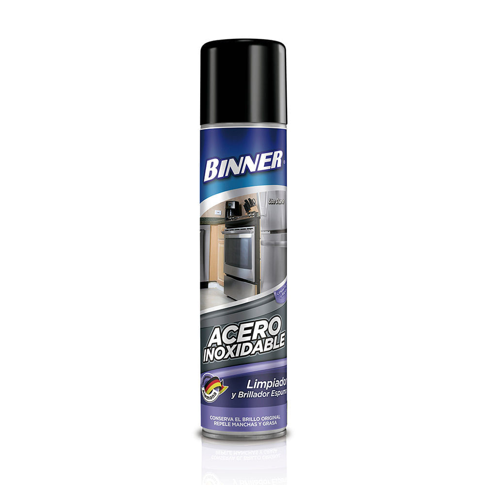 Limpiador acero inoxidable 400ml Binner
