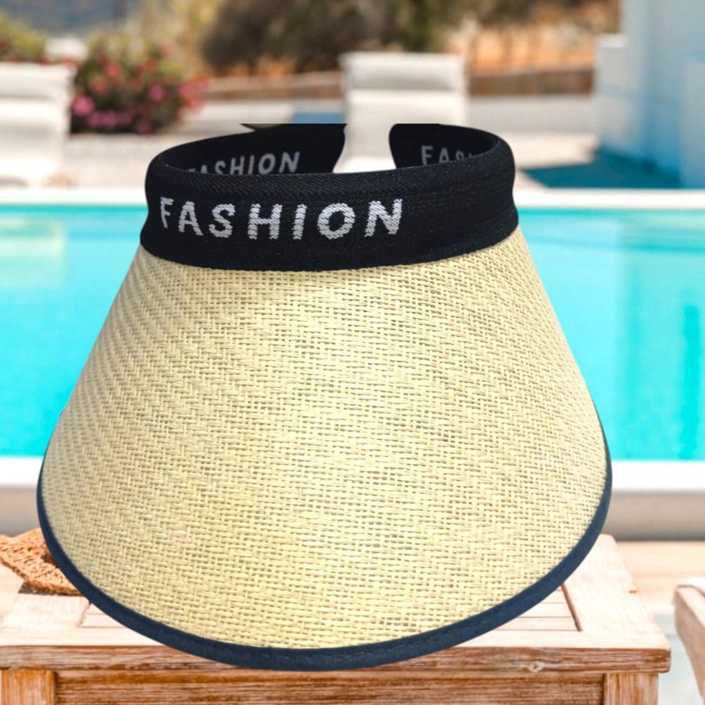 Visera Tipo Vincha FASHION Crema