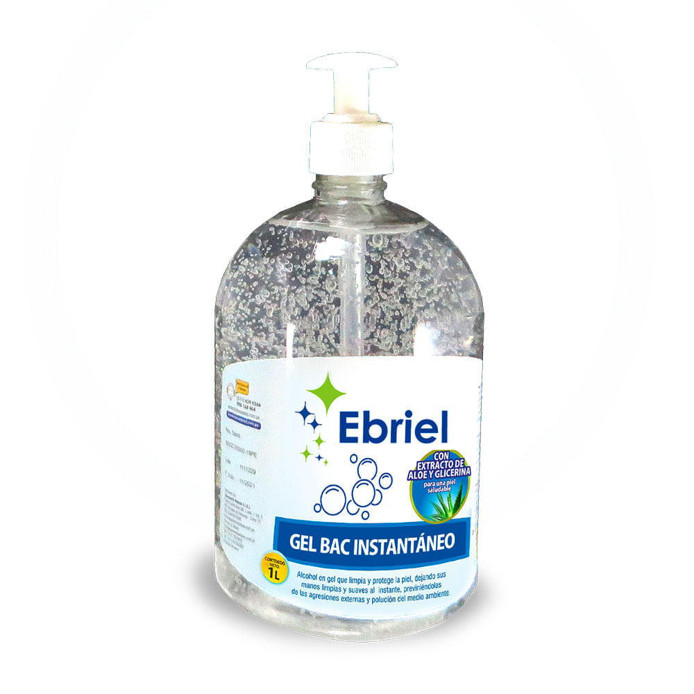 Alcohol en gel frasco 1 litro Ebriel Alcohol en gel frasco 1 litro Ebriel