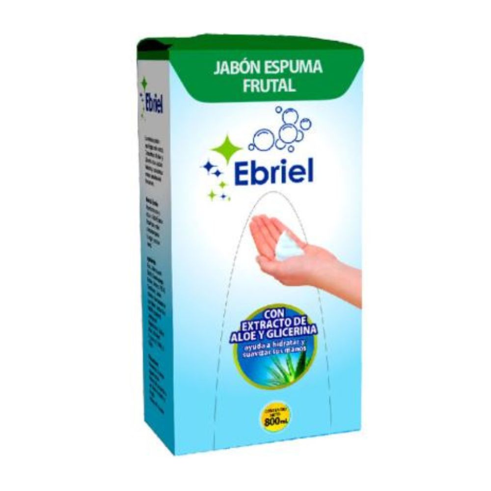 Jabón Espuma Ebriel Frutal 800ml Jabón Espuma Ebriel Frutal 800ml