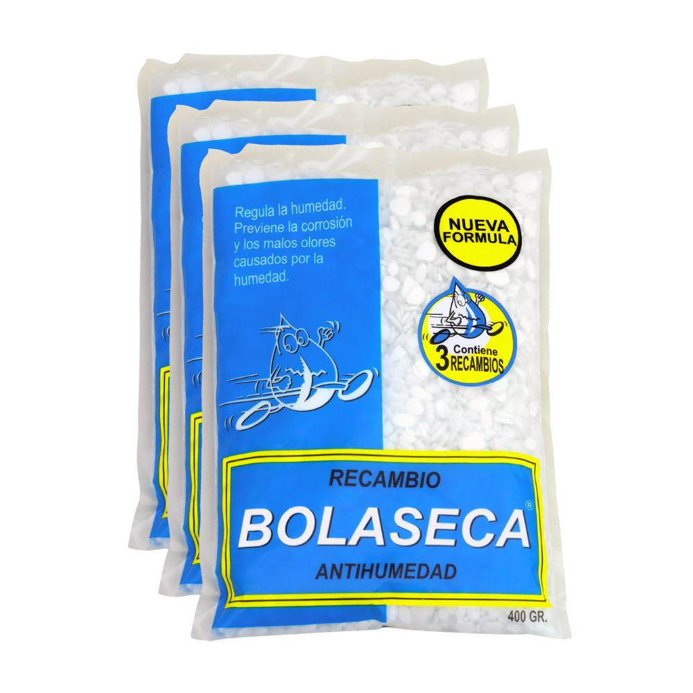 Recambio Deshumedecedor Bola Seca 400 g. x3 unid. Recambio Deshumedecedor Bola Seca 400 g. x3 unid.