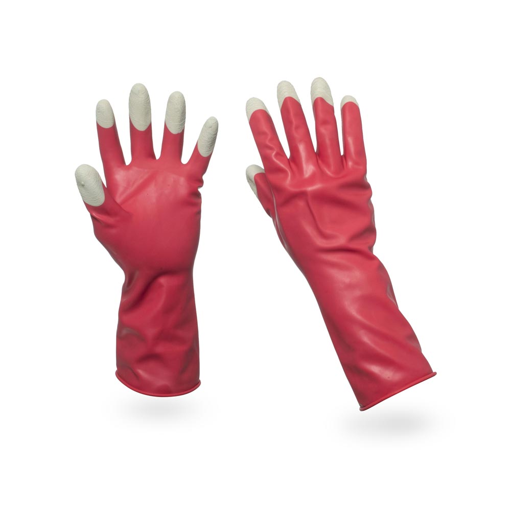 Guantes de Látex Antideslizante Eterna Flex Talla 8 Rosa