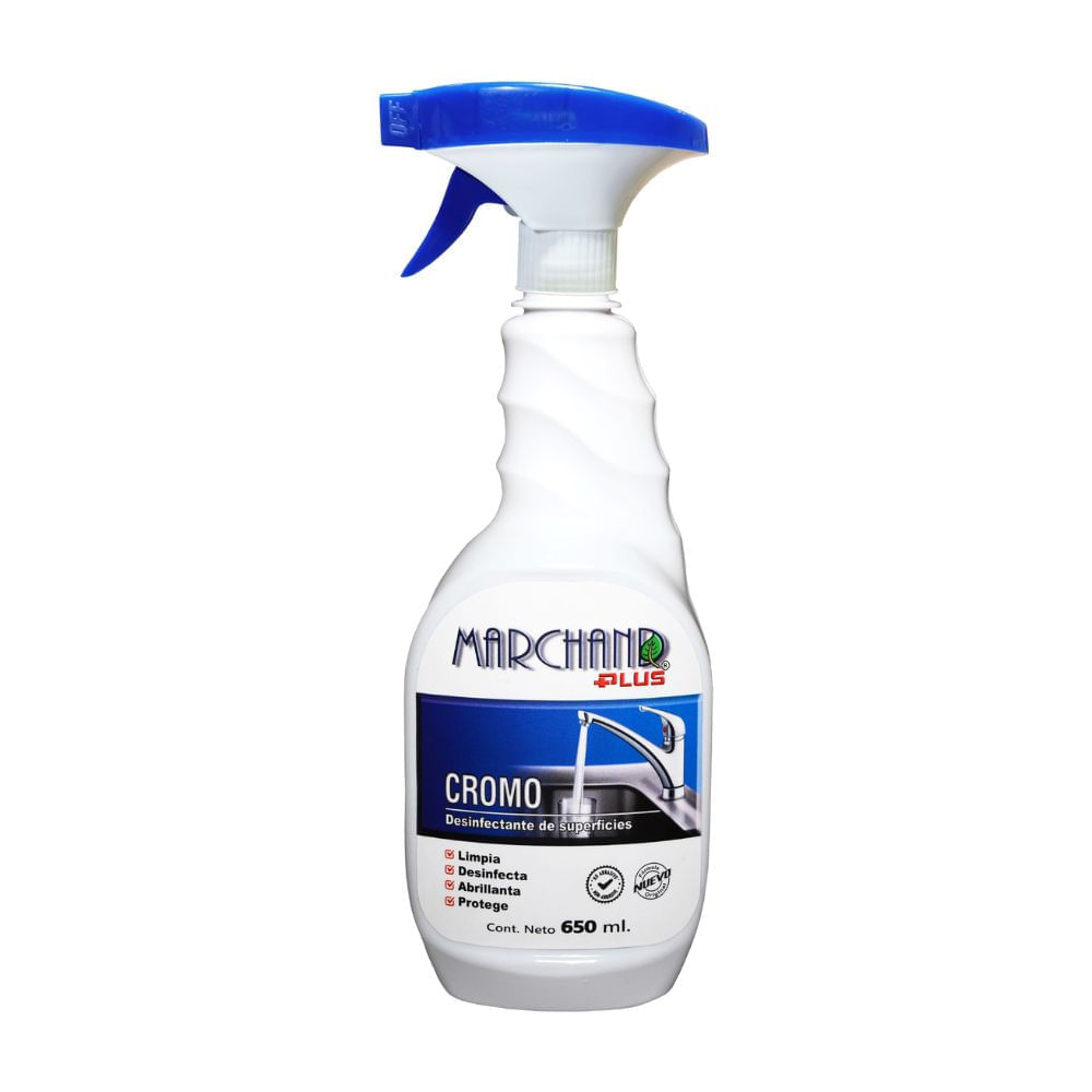 Limpiador en spray de superficies cromadas 650ml Marchand