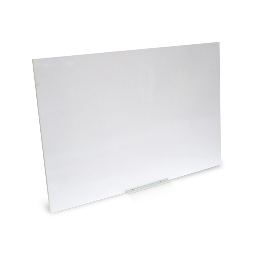 Pizarra Acrílica Pizatec 80x120cm Blanco Brillante