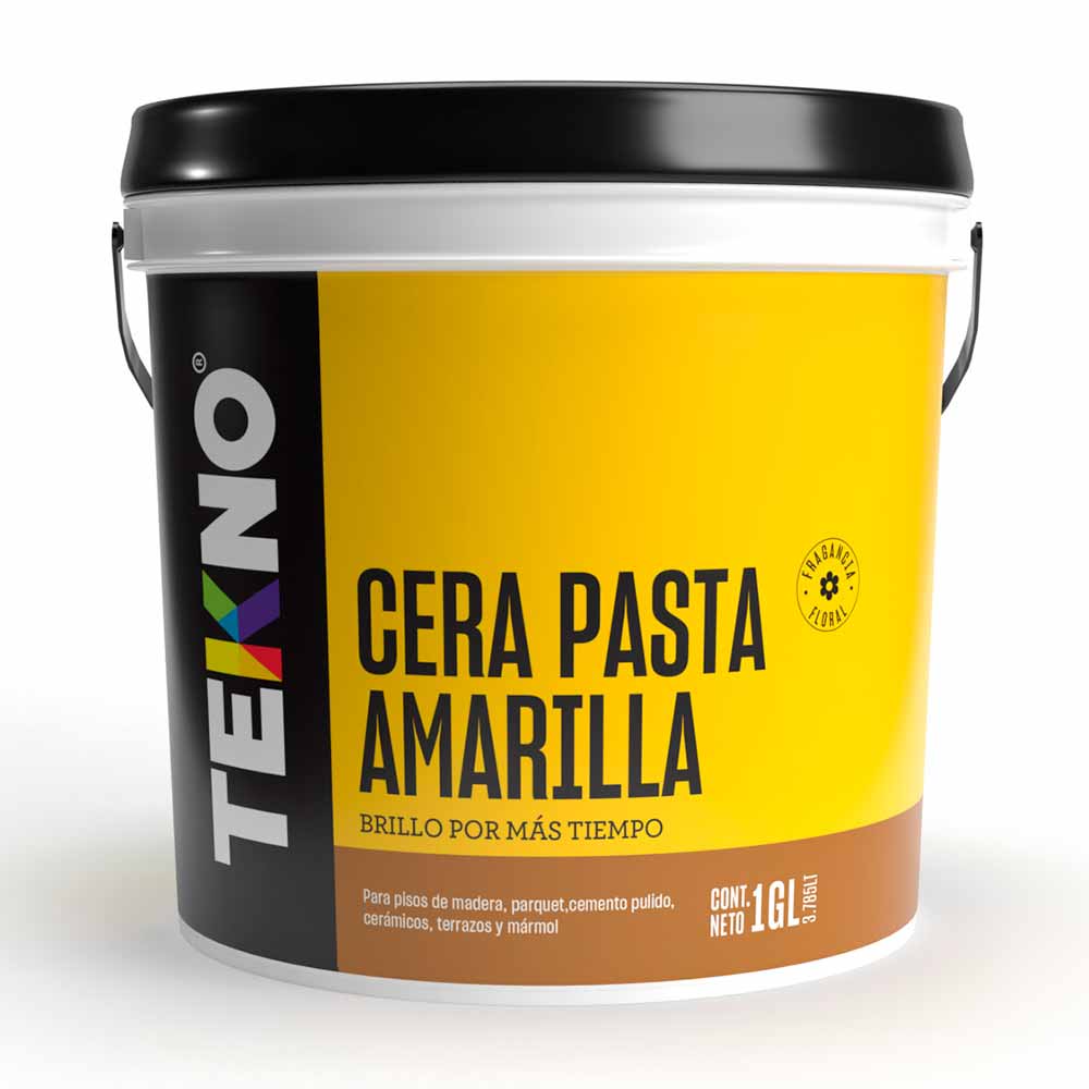 Cera en Pasta Tekno Amarilla 1 Galón