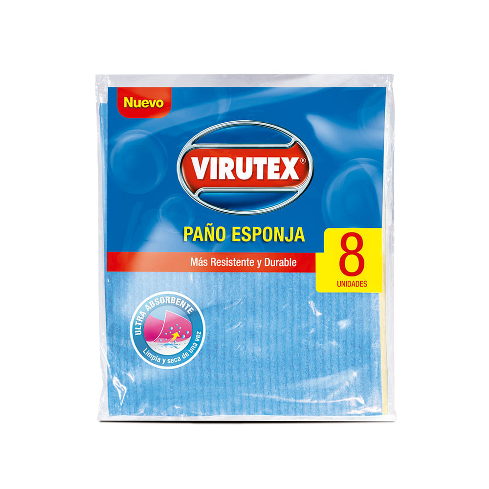 Paño Absorbente Virutex x 8 Unidades Paño Absorbente Virutex x 8 Unidades