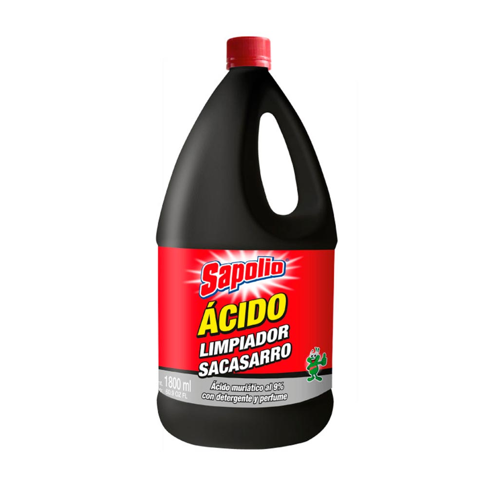 Acido Limpiador Sacasarro 1.8L Sapolio Acido Limpiador Sacasarro 1.8L Sapolio