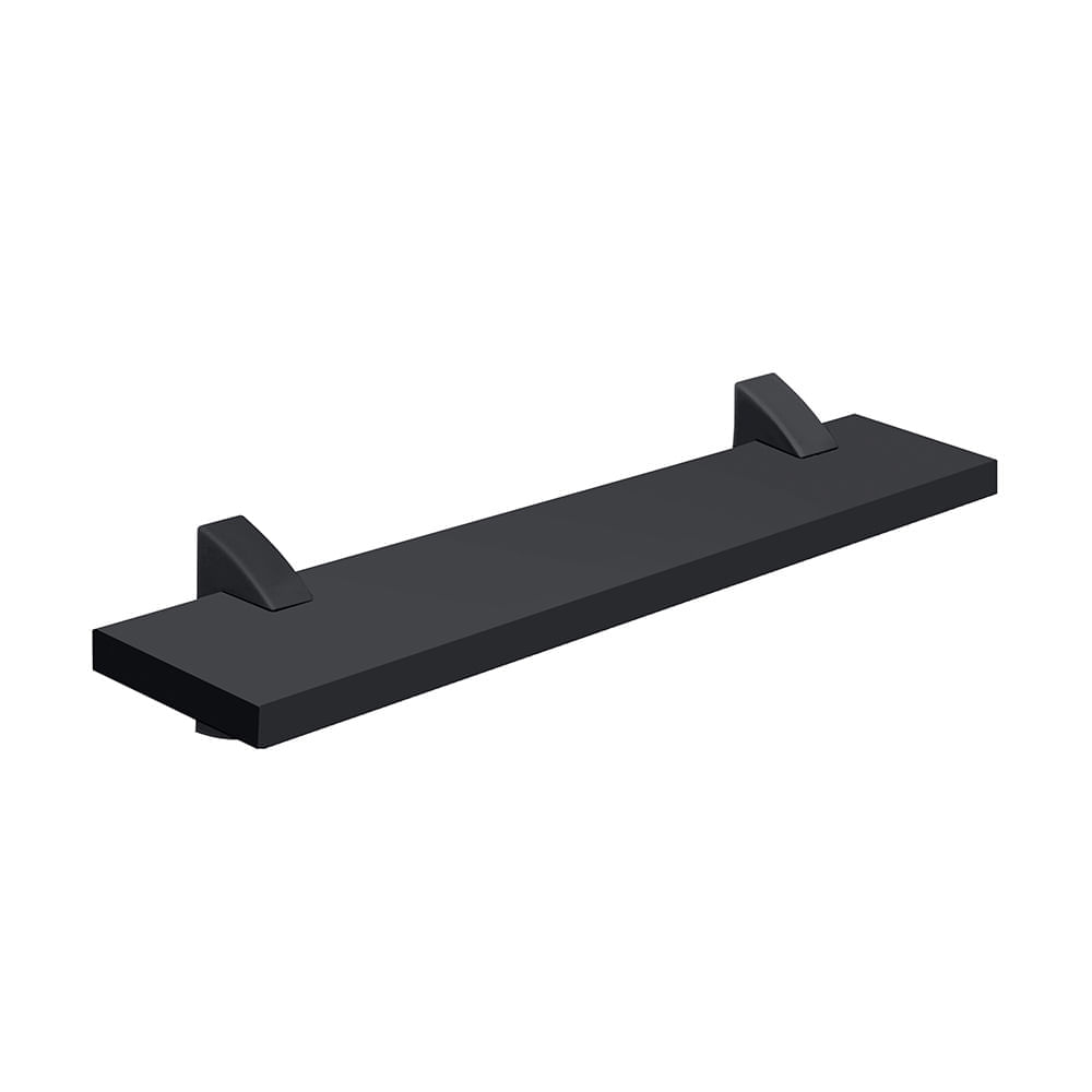 Repisa Concept con soportes Negro 15mm 10x40cm Prat-K Repisa Concept con soportes Negro 15mm 10x40cm Prat-K