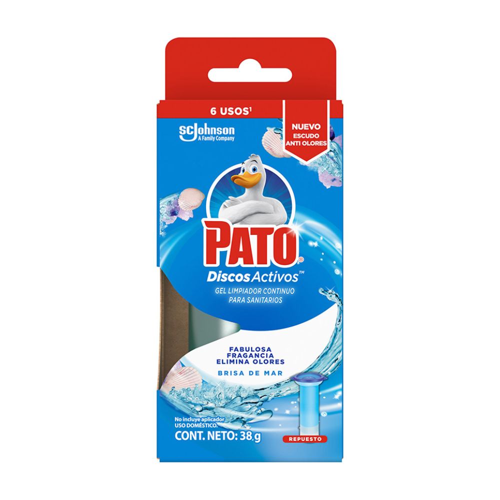 Repuesto de desinfectante para discos Brisas del Mar Pato