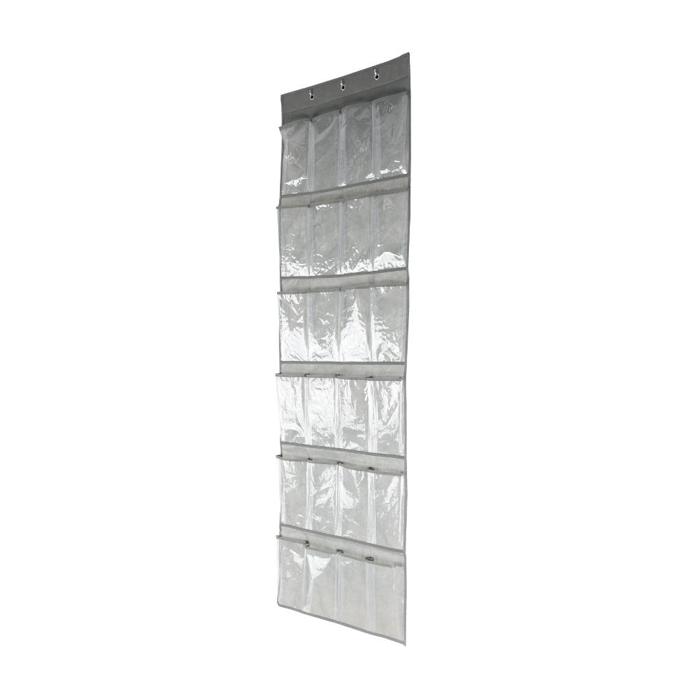 Organizador Colgante para Zapatos 20 Bolsillos Gris Orange Organizador Colgante para Zapatos 20 Bolsillos Gris Orange