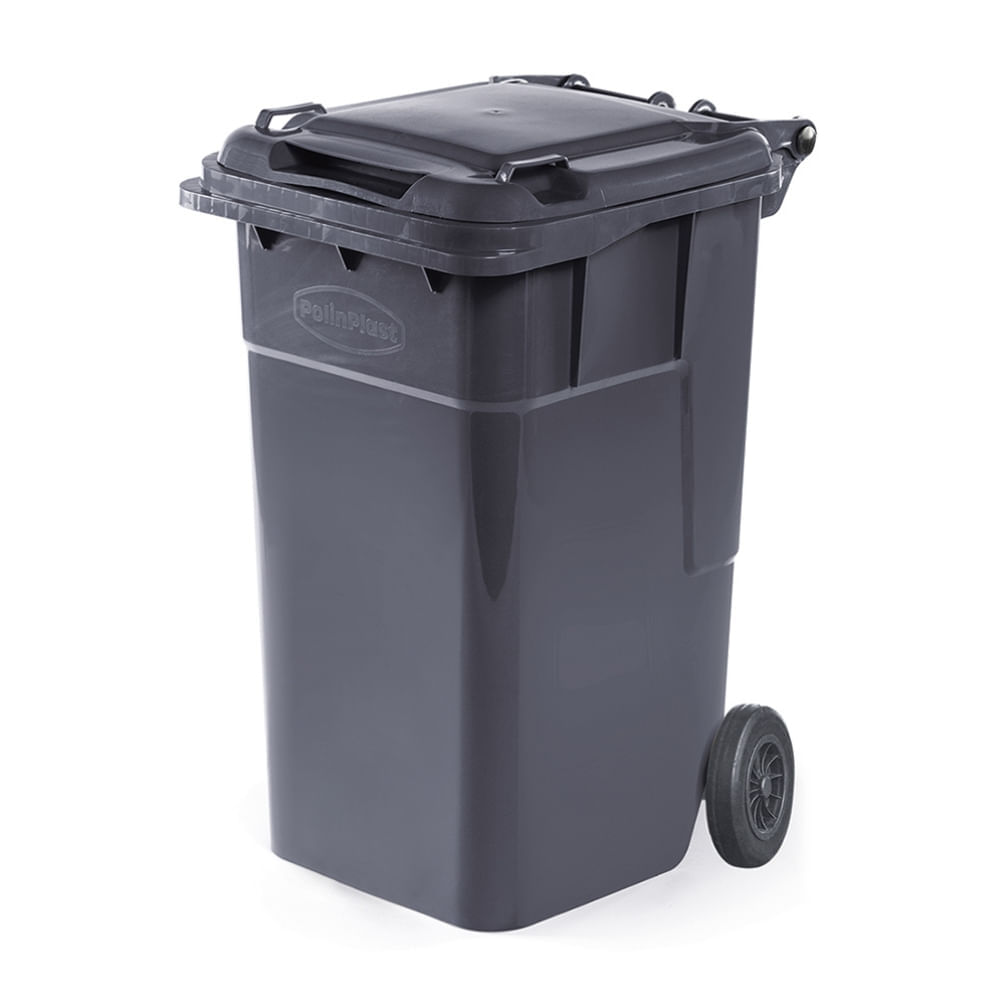 Tacho Recolector King Kong N° 120 Gris Polinplast con Ruedas Tacho Recolector King Kong N° 120 Gris Polinplast con Ruedas