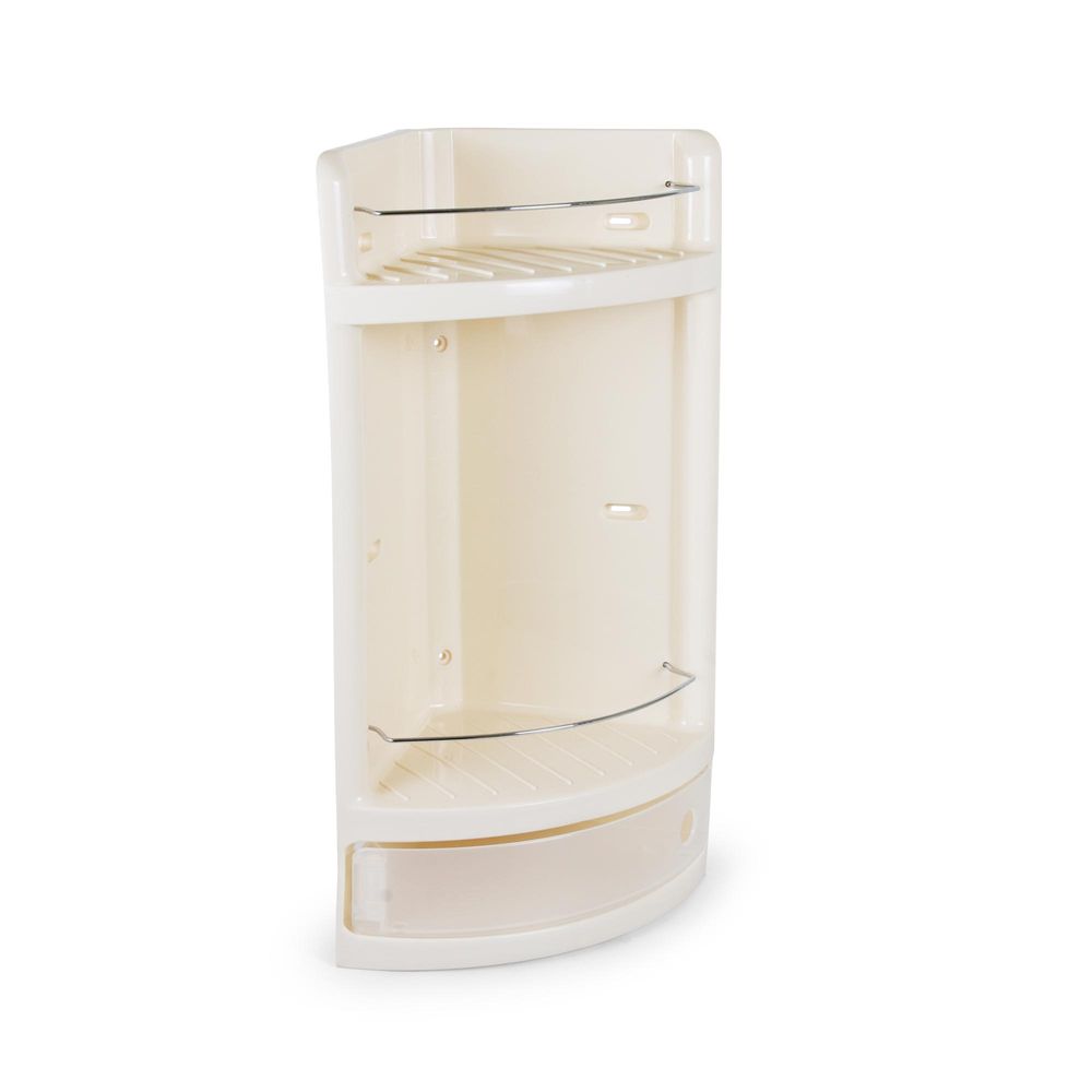Organizador de Ducha Esquinero Almendra Reyplast ABS Brillante Organizador de Ducha Esquinero Almendra Reyplast ABS Brillante