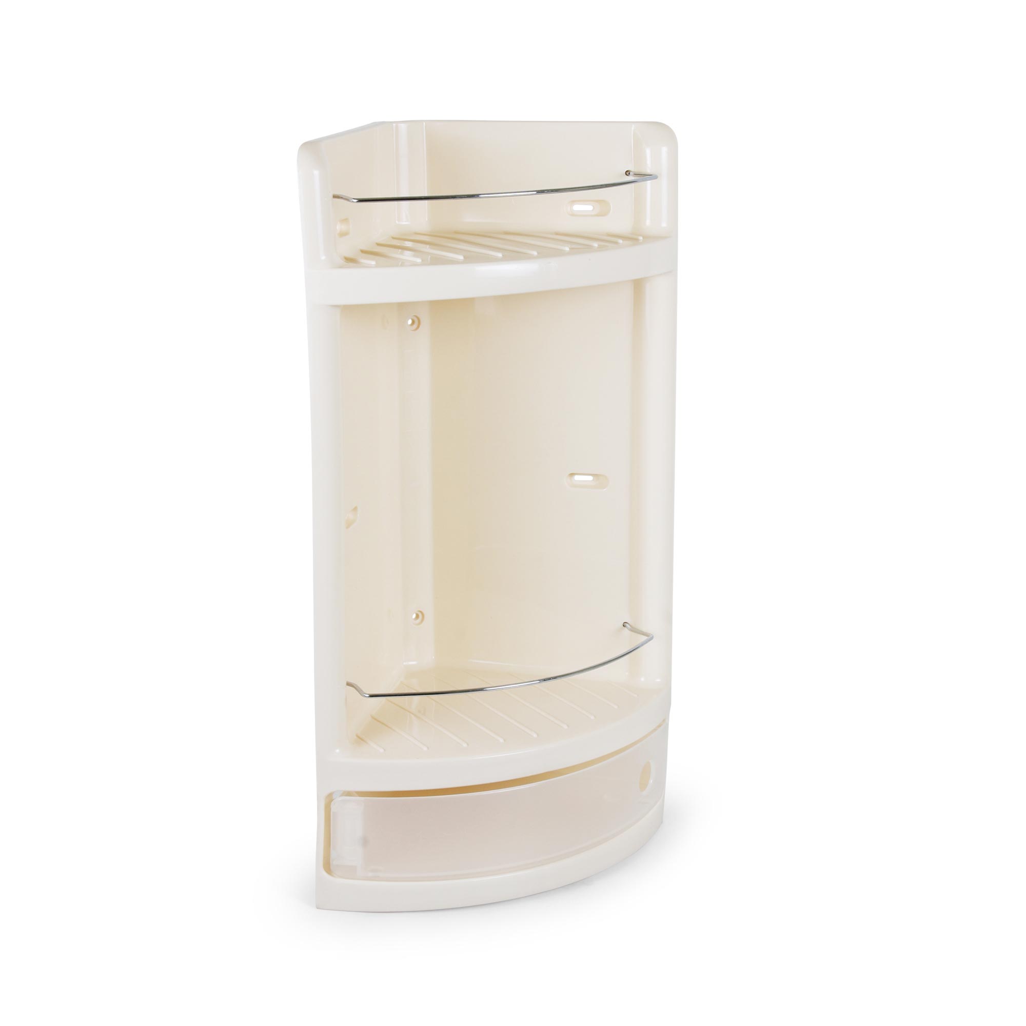 Organizador de Ducha Esquinero Almendra Reyplast ABS Brillante