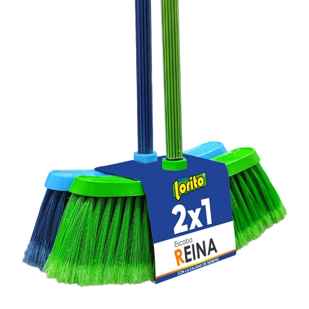 Escoba Reina Lorito - Pack 2 unidades Escoba Reina Lorito - Pack 2 unidades