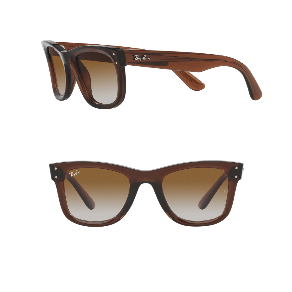 lentes de sol rb0502s wayfarer reverse marron 52m