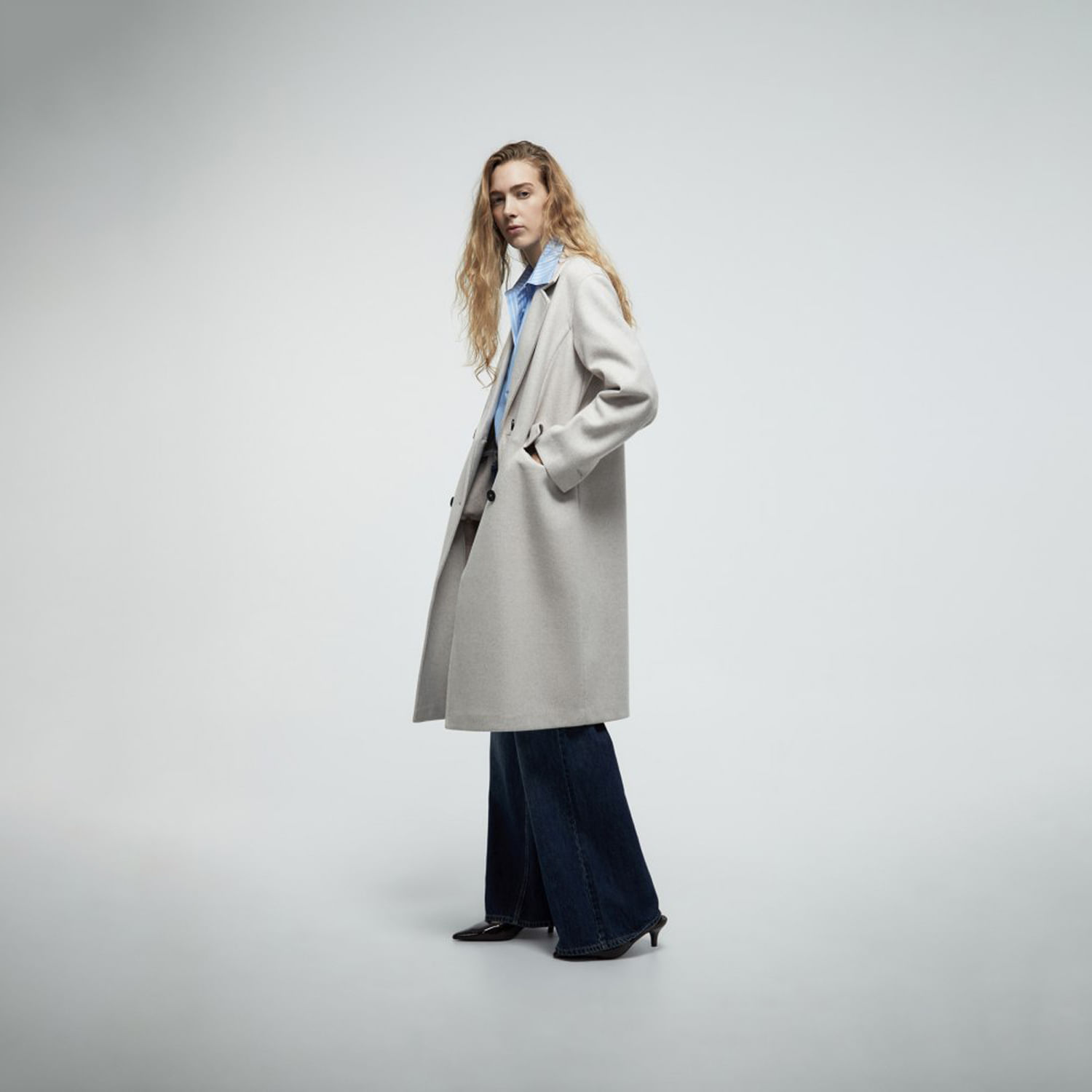 Abrigo Mujer Sfera Solapa Hielo