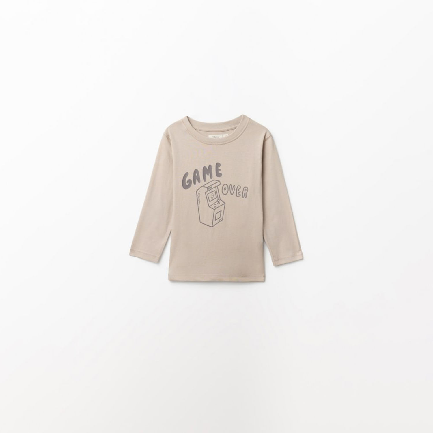 Polo Niño Sfera Print Basico Piedra