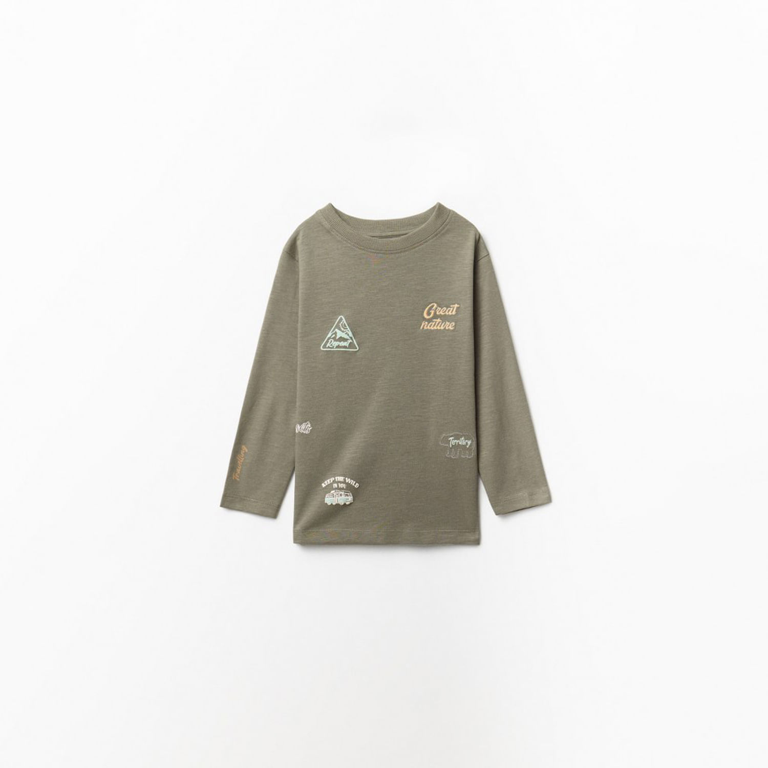 Polo Niño Sfera Multitecnica Aventur Kaki