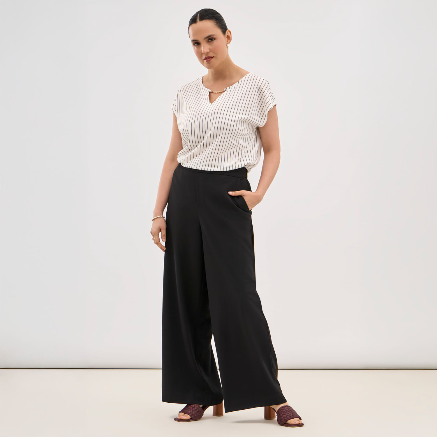 Pantalón Mujer Zafin Palazzo