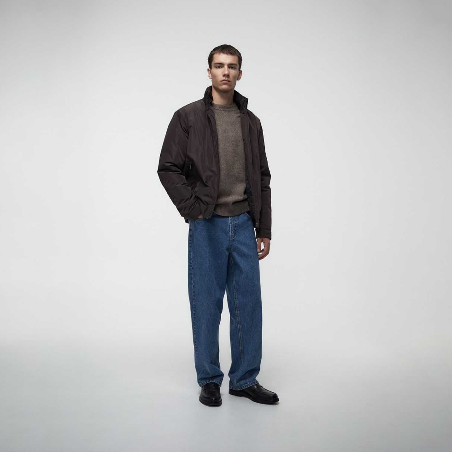 Casaca Hombre Sfera Cortavientos Chocolate