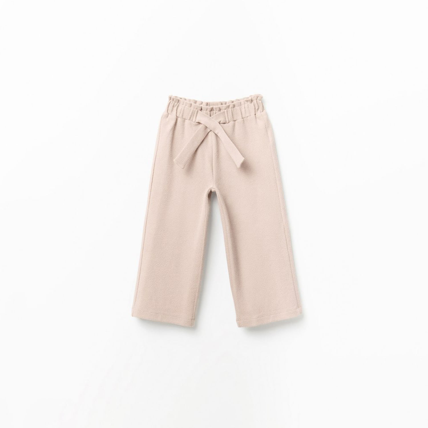 Pantalón Niña Sfera Liso Estructura Beige