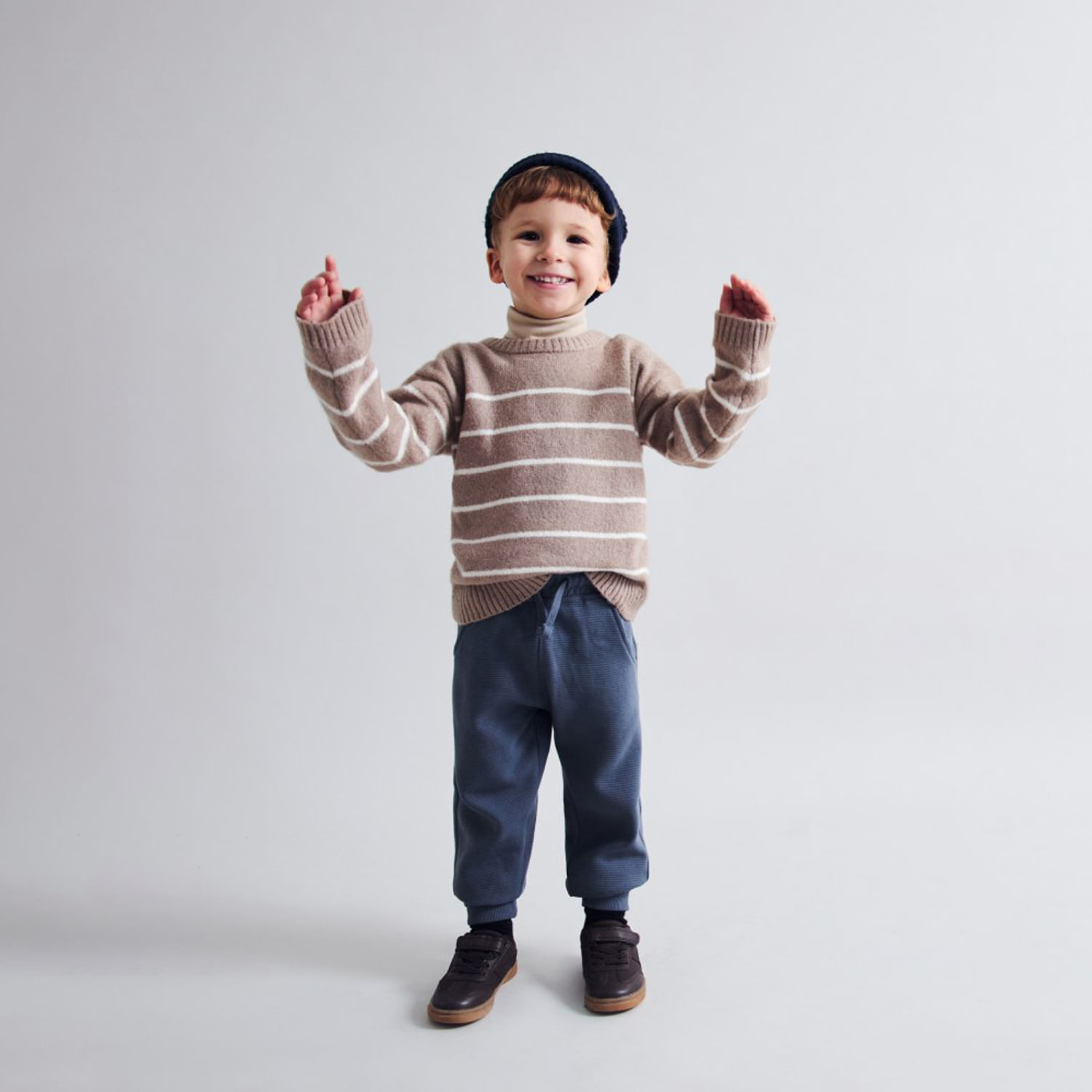 Pantalón Bebé Niño Sfera Jogger Otoman Petroleo Azul Petroleo