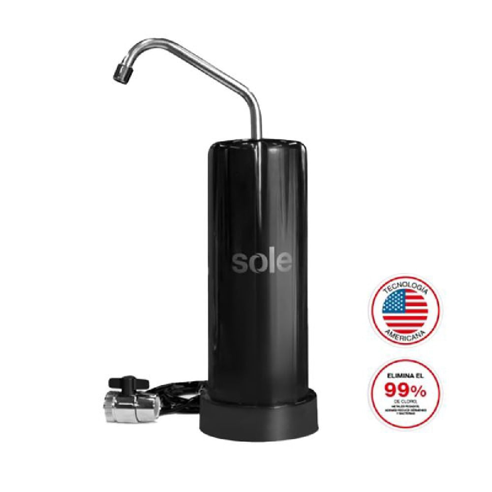 Purificador Sole FILSOL017C Prime Negro