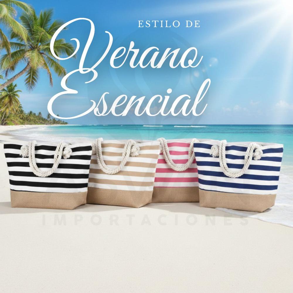 BOLSOS PLAYEROS A RAYAS VERANO