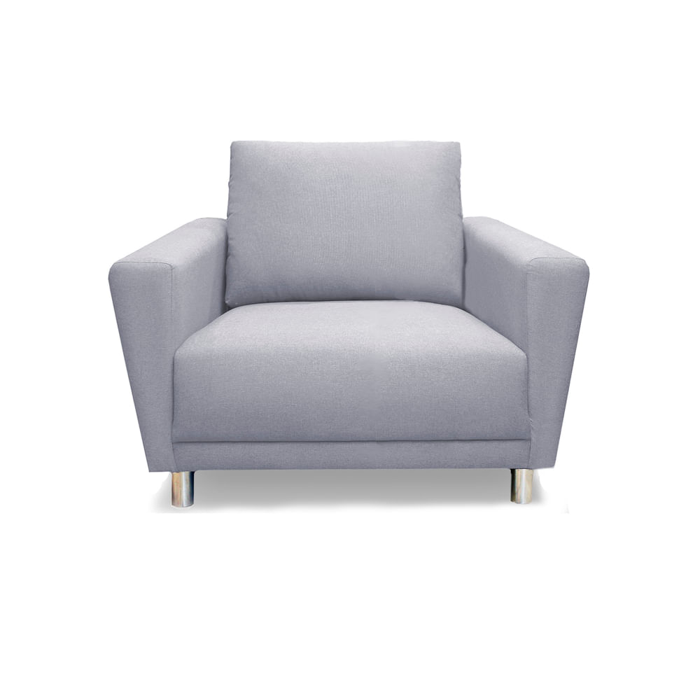 Sillon Casabella Cairo 1 Cuerpo Gris