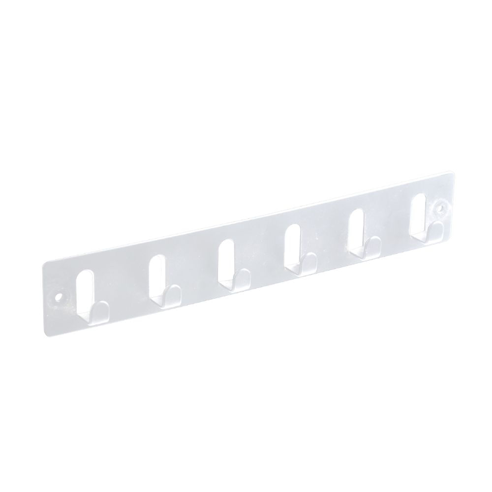 Perchero de Pared 6 Ganchos Blanco Ducasse