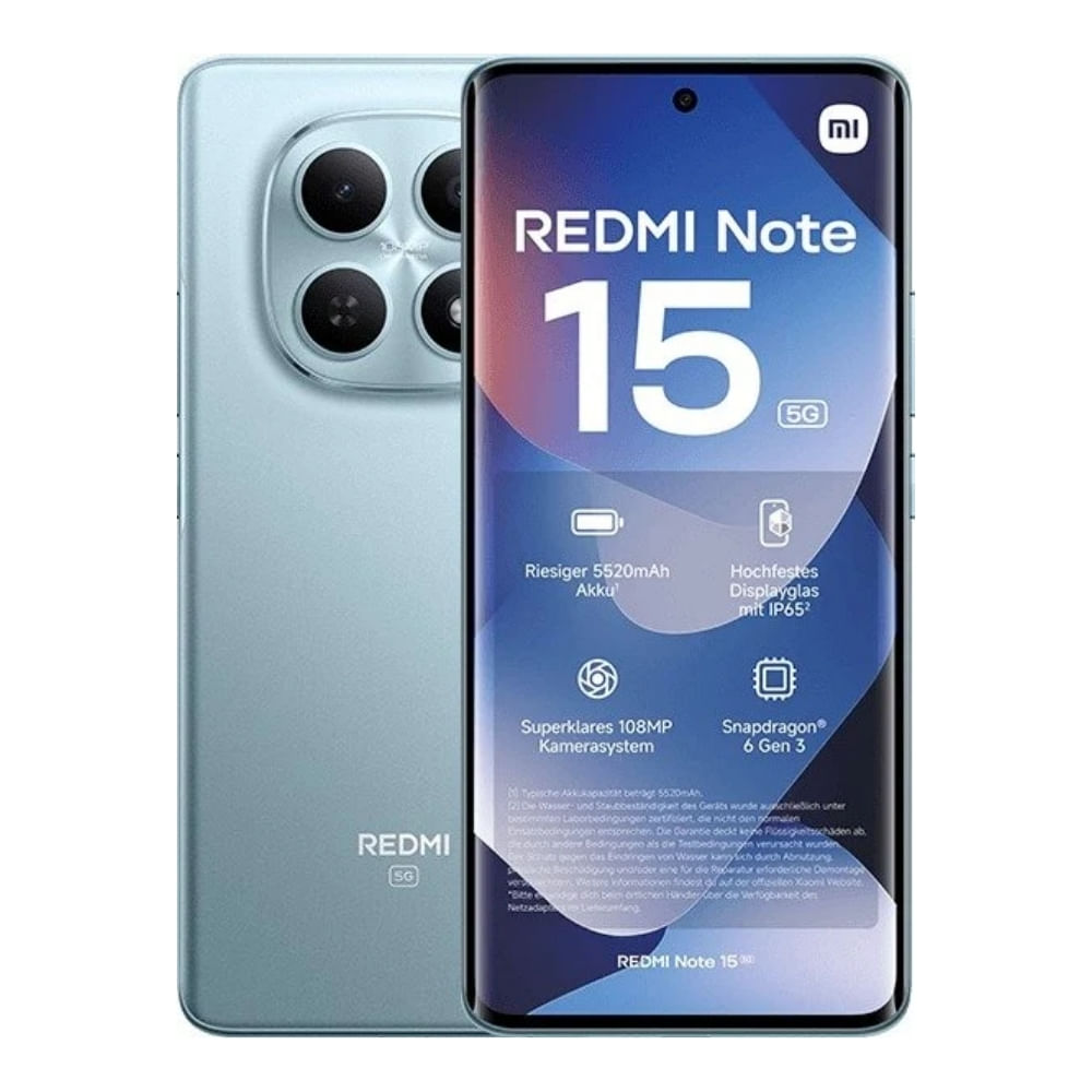 XIAOMI REDMI NOTE 15 256GB 8GB RAM GLACIER BLUE