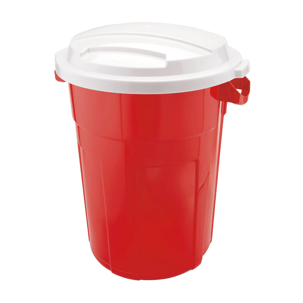 Tacho con tapa Super Rey 123 litros Reyplast