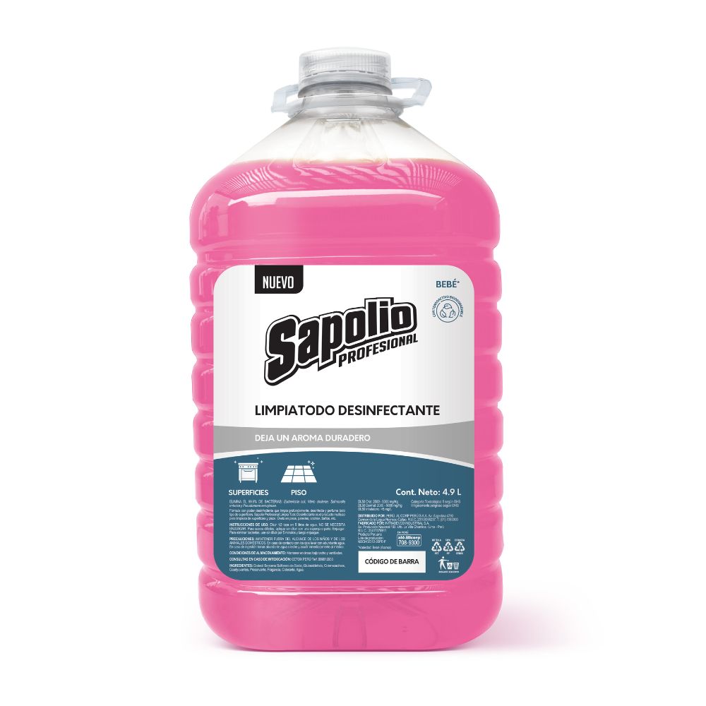 Limpiatodo Bebé 4.9 litros Sapolio Limpiatodo Bebé 4.9 litros Sapolio