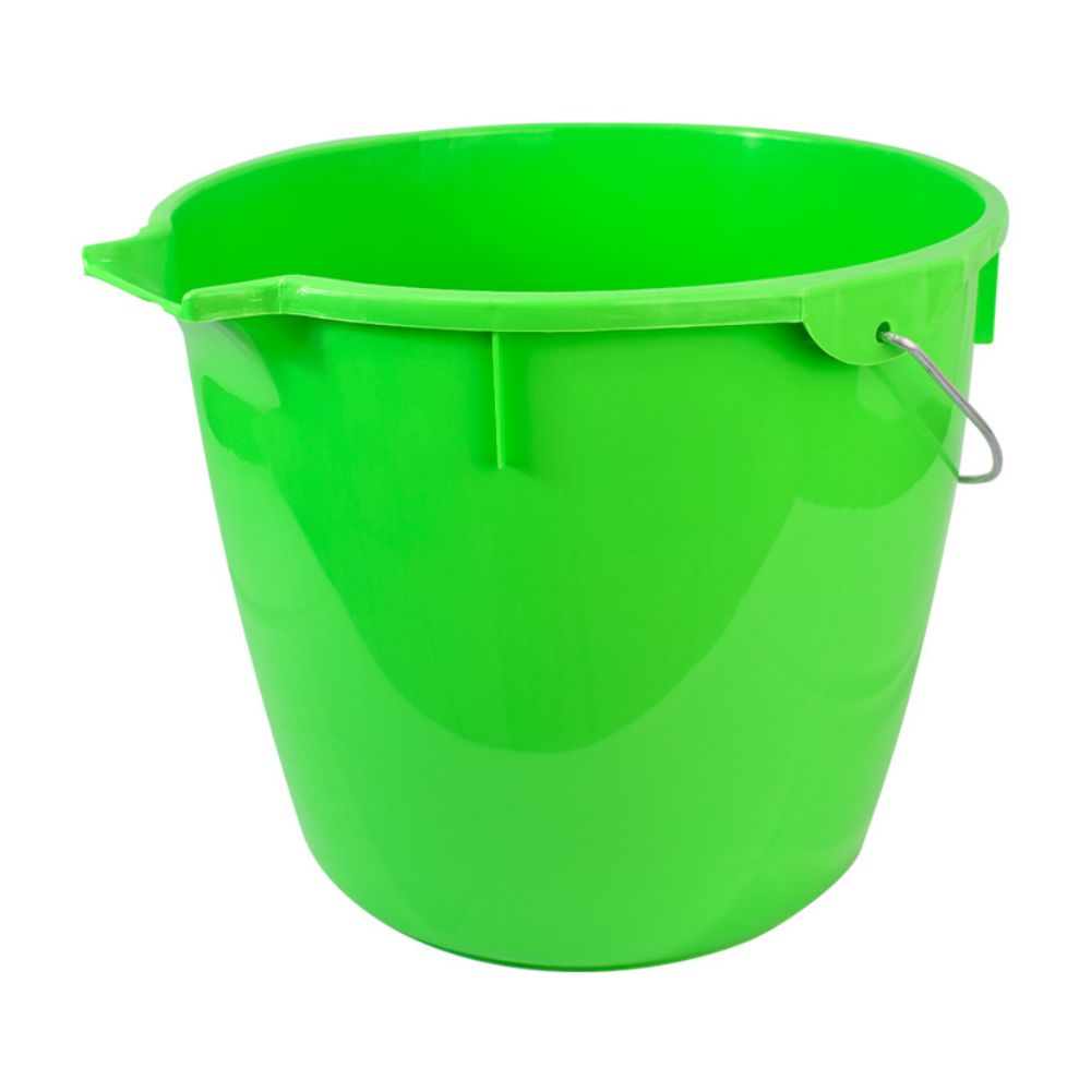 Balde Plástico Verde 13lt Basa Modelo c/pico
