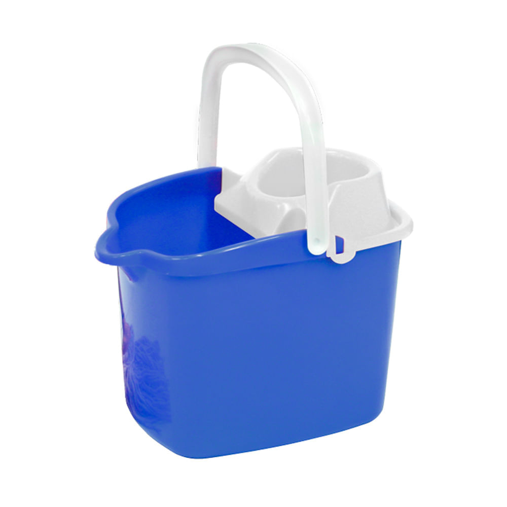 Balde Plástico Basa 16.5 l Azul para Limpieza General