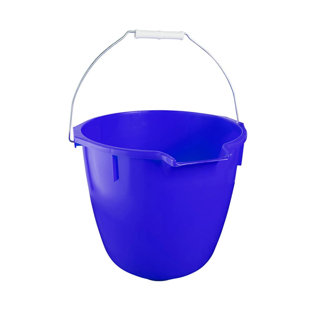 Balde Plástico Azul de 13 litros Basa Modelo Balde c/pico
