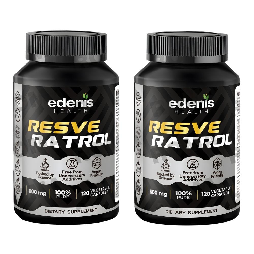 PACK 2 RESVERATROL 120 CÁPSULAS EDENIS HEALTH
