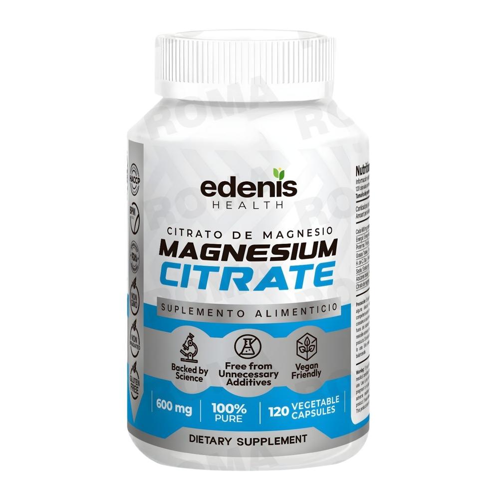 CITRATO DE MAGNESIO 120 CÁPSULAS EDENIS HEALTH