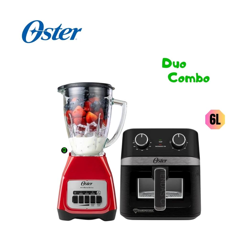 Duo Oster Licuadora BLSTKAGRPB y Freidora Manual CKSTAF60WMDF