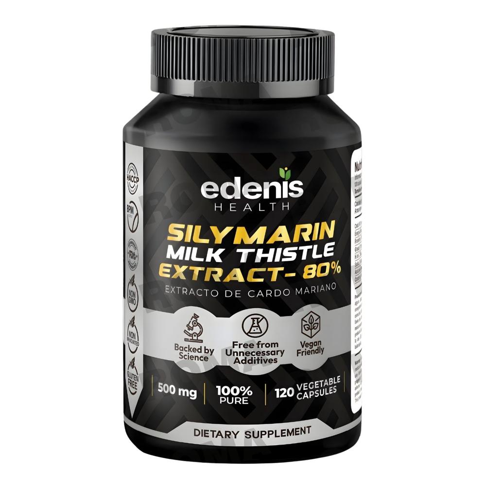 EXTRACTO DE CARDO MARIANO 80% 120 CÁPSULAS EDENIS HEALTH