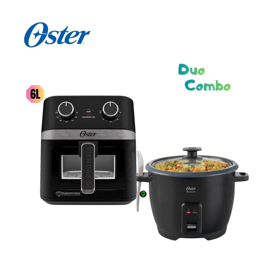 Pack Oster Freidora de Aire CKSTAF60WMDF y Olla Arrocera CKSTRCB10DFBLK